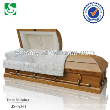 wholesale quality solid wood casket